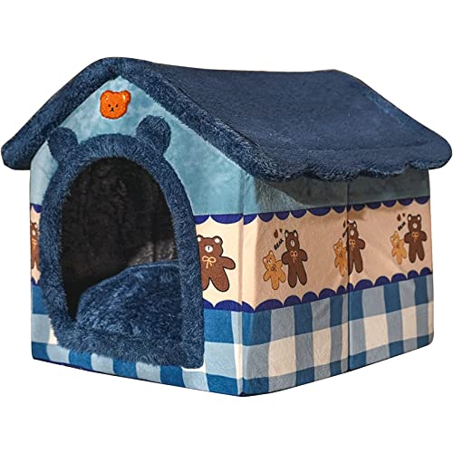 Haustierhäuser Luxuriöses Plüsch-Katzenbett, waschbares Hundebett, warmes und gemütliches Haustierbett, faltbares, bequemes Haustier-Katzenhaus, Hundebett mit abnehmbarem Kissen Neu Haustierhäuser Luxuriöses Plüsch-Katzenbett, waschbares Hundebett, warmes und gemütliches Haustierbett, faltbares, bequemes Haustier-Katzenhaus, Hundebett mit abnehmbarem Kissen Neu von HSHTTKL