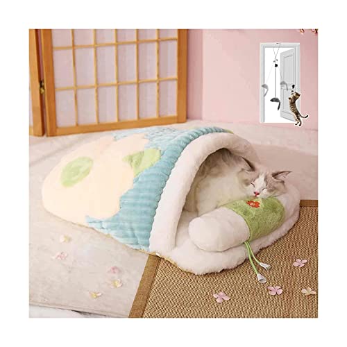 Haustierhäuser Premium waschbares Katzenbett mit Kissen, kuscheliger Plüsch, selbstwärmende Premium-Katzenbetthöhle, super stabil und Nicht zusammengeklappt Neu Haustierhäuser Premium waschbares Katzenbett mit Kissen, kuscheliger Plüsch, selbstwärmende Premium-Katzenbetthöhle, super stabil und Nicht zusammengeklappt Neu von HSHTTKL