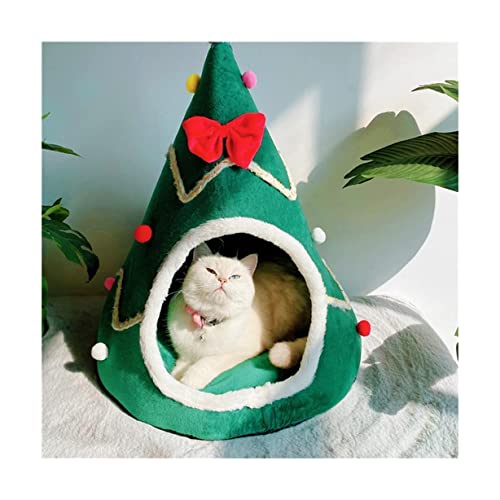 Haustierhäuser Schwamm Haustierbett Weihnachtsmütze Design Schwamm Haustier halbgeschlossenes abnehmbares Katzenbett Heimtierbedarf halbgeschlossene hochelastische Baumwolle Neu Haustierhäuser Schwamm Haustierbett Weihnachtsmütze Design Schwamm Haustier halbgeschlossenes abnehmbares Katzenbett Heimtierbedarf halbgeschlossene hochelastische Baumwolle Neu von HSHTTKL