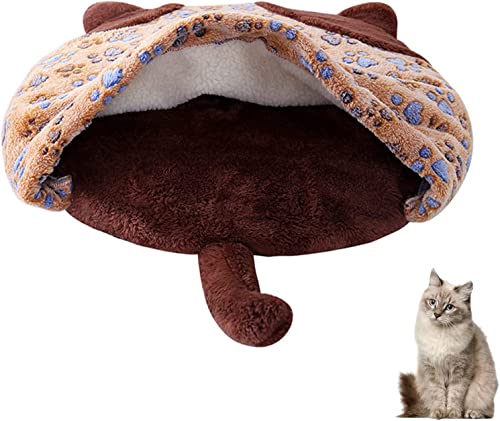 Haustierhäuser Verbessern Sie den Schlaf, Katzenschlafsack, bissfestes Haustierbett, Halbhöhlen-Design, beruhigend und gemütlich, weich, selbstwärmend für Katzen Neu Haustierhäuser Verbessern Sie den Schlaf, Katzenschlafsack, bissfestes Haustierbett, Halbhöhlen-Design, beruhigend und gemütlich, weich, selbstwärmend für Katzen Neu von HSHTTKL