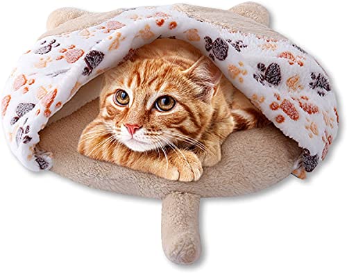 Haustierhäuser Verbessern Sie den Schlaf, Katzenschlafsack, bissfestes Haustierbett, Halbhöhlen-Design, beruhigend und gemütlich, weich, selbstwärmend für Katzen Neu Haustierhäuser Verbessern Sie den Schlaf, Katzenschlafsack, bissfestes Haustierbett, Halbhöhlen-Design, beruhigend und gemütlich, weich, selbstwärmend für Katzen Neu von HSHTTKL