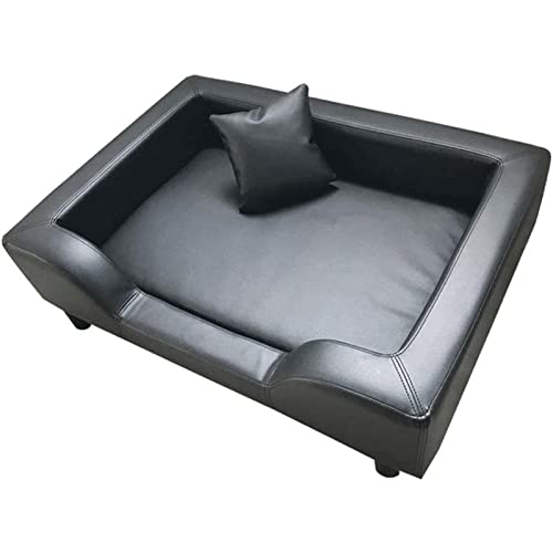 Haustierhäuser Wasserdichtes und schmutzabweisendes Haustierbett Hochwertiges PU-Leder Modische Haustiermöbel Massivholz-Katzenbett Geeignet für Katzen und Hunde Neu Haustierhäuser Wasserdichtes und schmutzabweisendes Haustierbett Hochwertiges PU-Leder Modische Haustiermöbel Massivholz-Katzenbett Geeignet für Katzen und Hunde Neu von HSHTTKL
