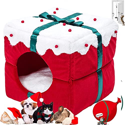 Haustierhäuser Weiches Big Space Katzenbett 2-in-1-Katzenbett Katzenhöhle mit herausnehmbarem waschbarem Kissenkissen für Haustiere mit hochelastischer Schwammfüllung Neu Haustierhäuser Weiches Big Space Katzenbett 2-in-1-Katzenbett Katzenhöhle mit herausnehmbarem waschbarem Kissenkissen für Haustiere mit hochelastischer Schwammfüllung Neu von HSHTTKL