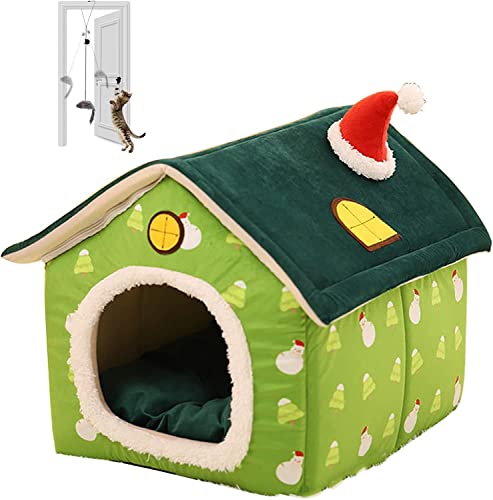 Haustierhäuser Weiches Big Space Katzenbett 2-in-1-Katzenbett Katzenhöhle mit herausnehmbarem waschbarem Kissenkissen für Haustiere mit hochelastischer Schwammfüllung Neu Haustierhäuser Weiches Big Space Katzenbett 2-in-1-Katzenbett Katzenhöhle mit herausnehmbarem waschbarem Kissenkissen für Haustiere mit hochelastischer Schwammfüllung Neu von HSHTTKL