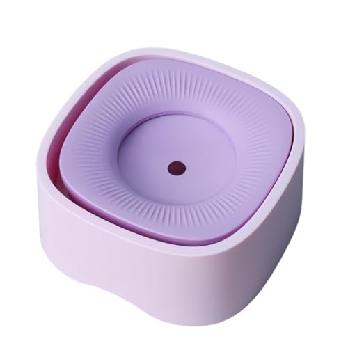 HSTWODE 1 Stück LHundenapf,Wassernapf Hund,Wassernapf Hund Ohne Sabbern,Trinknapf Hund Anti Schlabber,Anti Schling Napf Katze，Reisenapf Hund,Fressnapf Hund for Pet,Hunde and Katzen (lila) von HSTWODE