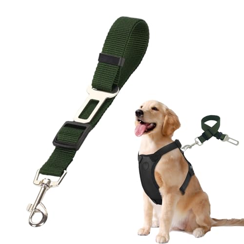 Anschnallgurt Hund Auto, Verstellbarer Hundegurt Auto, Hundeanschnaller fürs Auto, Sicherheitsgurt Hundegeschirr Auto Rückbank, Reise & Transport für Hunde, für alle Hunderassen, Katzen und Autotypen Anschnallgurt Hund Auto, Verstellbarer Hundegurt Auto, Hundeanschnaller fürs Auto, Sicherheitsgurt Hundegeschirr Auto Rückbank, Reise & Transport für Hunde, für alle Hunderassen, Katzen und Autotypen von HSYTEK
