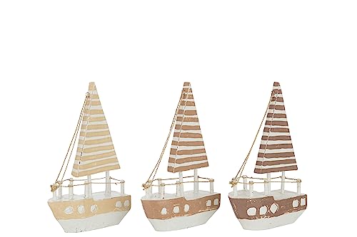 J-Line Boot DEKORATIV ALBASIA BRAUN/WEIß Large 3 Sortiert (3er Set) J-Line Boot DEKORATIV ALBASIA BRAUN/WEIß Large 3 Sortiert (3er Set) von J-Line