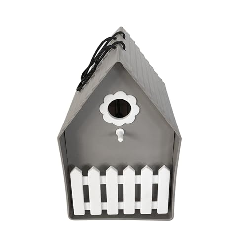 HTI living Vogelhaus Nessa Grau Nistkasten Kunststoff HTI living Vogelhaus Nessa Grau Nistkasten Kunststoff von HTI living