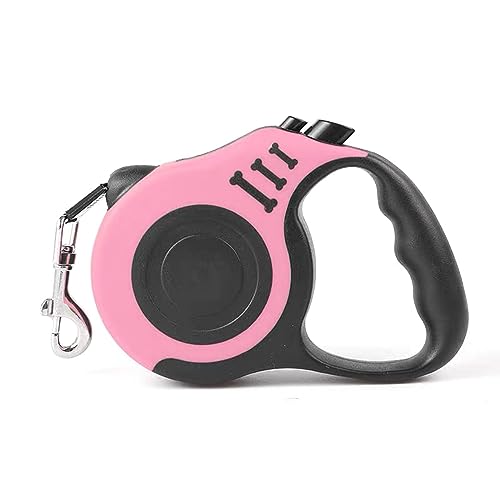 HUAJINGKEJI Einziehbare Hundeleine, 3 m / 5 m, für Haustiere, Katzen, Spazierengehen, Hunde, Verfilzungsband, bequemer Griff HUAJINGKEJI Einziehbare Hundeleine, 3 m / 5 m, für Haustiere, Katzen, Spazierengehen, Hunde, Verfilzungsband, bequemer Griff von HUAJINGKEJI