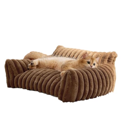 HUAJINGKEJI Haustierbett mit luxuriösem Kissen, weiches Sofa, schöne Kuschelliege, Bett, Hundesofa, luxuriöses Kissennest HUAJINGKEJI Haustierbett mit luxuriösem Kissen, weiches Sofa, schöne Kuschelliege, Bett, Hundesofa, luxuriöses Kissennest von HUAJINGKEJI