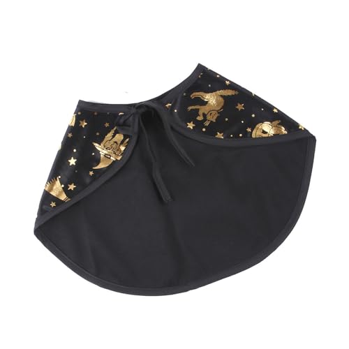 HUAJINGKEJI Lustiges Hexenkostüm für Katzen, Hund, Cosplay, Umhang, Sternendruck, bequemer Umhang, Kostüm, Halloween, Cosplay-Zubehör HUAJINGKEJI Lustiges Hexenkostüm für Katzen, Hund, Cosplay, Umhang, Sternendruck, bequemer Umhang, Kostüm, Halloween, Cosplay-Zubehör von HUAJINGKEJI