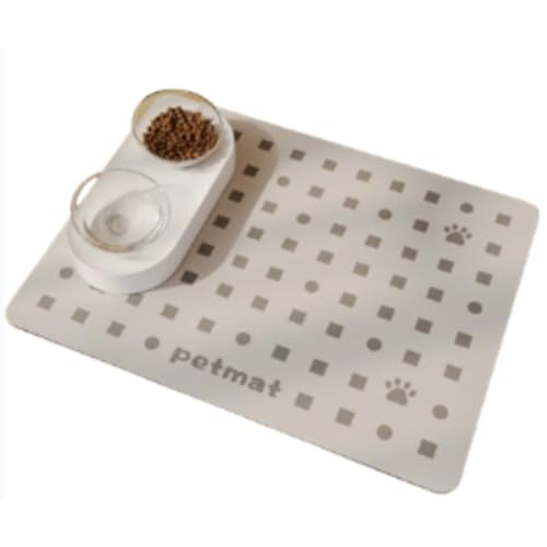 Futternapf-Matte für Hunde und Katzen, rutschfest, auslaufsicher, saugfähig, verhindert Verschütten, leicht zu reinigen, Haustier-Tischset für Zuhause, Zwinger und Tierärztliche Verwendung (Stil 2,45 Futternapf-Matte für Hunde und Katzen, rutschfest, auslaufsicher, saugfähig, verhindert Verschütten, leicht zu reinigen, Haustier-Tischset für Zuhause, Zwinger und Tierärztliche Verwendung (Stil 2,45 von HUAMIAN