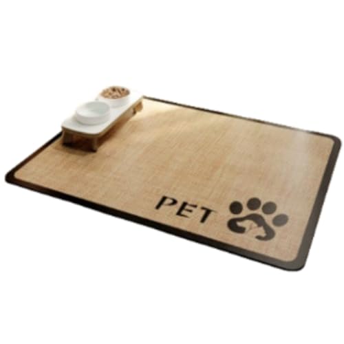 Futternapf-Matte für Hunde und Katzen, rutschfest, auslaufsicher, saugfähig, verhindert Verschütten, leicht zu reinigen, Haustier-Tischset für Zuhause, Zwinger und Tierärztliche Verwendung (Stil 2,45 Futternapf-Matte für Hunde und Katzen, rutschfest, auslaufsicher, saugfähig, verhindert Verschütten, leicht zu reinigen, Haustier-Tischset für Zuhause, Zwinger und Tierärztliche Verwendung (Stil 2,45 von HUAMIAN