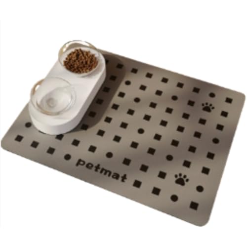 Futternapf-Matte für Hunde und Katzen, rutschfest, auslaufsicher, saugfähig, verhindert Verschütten, leicht zu reinigen, Haustier-Tischset für Zuhause, Zwinger und Tierärztliche Verwendung (Stil 1,35 Futternapf-Matte für Hunde und Katzen, rutschfest, auslaufsicher, saugfähig, verhindert Verschütten, leicht zu reinigen, Haustier-Tischset für Zuhause, Zwinger und Tierärztliche Verwendung (Stil 1,35 von HUAMIAN