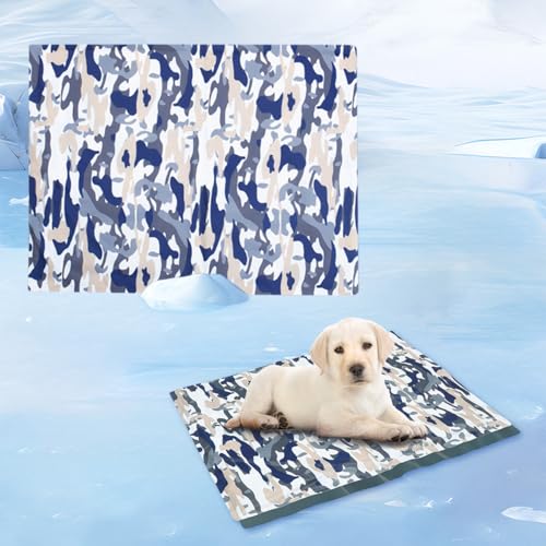HUAMIAN Gel-Kühlmatte für Haustiere, Camouflage, kratzfeste Hundekühlmatte, Bett, wasserdicht, doppelseitig, sofortiges Kühlkissen für Hunde und Katzen, Sommerzubehör für Haustiere, Wärmeentlastung HUAMIAN Gel-Kühlmatte für Haustiere, Camouflage, kratzfeste Hundekühlmatte, Bett, wasserdicht, doppelseitig, sofortiges Kühlkissen für Hunde und Katzen, Sommerzubehör für Haustiere, Wärmeentlastung von HUAMIAN