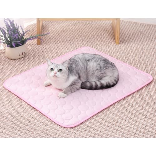 HUAMIAN Kühlmatte für Hunde, 100 x 75 cm, sofortiges Kühlkissen für Hunde und Katzen, Eisseidenstoff, doppelseitig, Haustier-Kühlmatte, für den Sommer, unverzichtbar für Haustiere, Wärmeentlastung HUAMIAN Kühlmatte für Hunde, 100 x 75 cm, sofortiges Kühlkissen für Hunde und Katzen, Eisseidenstoff, doppelseitig, Haustier-Kühlmatte, für den Sommer, unverzichtbar für Haustiere, Wärmeentlastung von HUAMIAN
