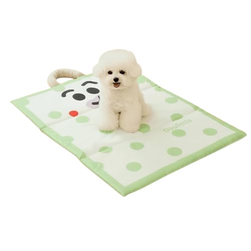 HUAMIAN Kühlmatte für Hunde, doppelseitig wasserdicht, schmutzabweisend, kühlende Hundematte mit Griff, faltbar, kühlendes Kissen für Hunde und Katzen für heißen Sommer, drinnen und draußen (Stil 3 HUAMIAN Kühlmatte für Hunde, doppelseitig wasserdicht, schmutzabweisend, kühlende Hundematte mit Griff, faltbar, kühlendes Kissen für Hunde und Katzen für heißen Sommer, drinnen und draußen (Stil 3 von HUAMIAN
