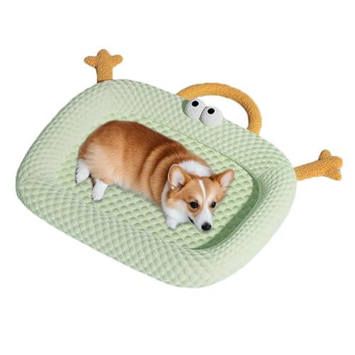 HUAMIAN Kühlmatte für Hunde, weich, kühlendes Hundebett mit Kissen und Eisseide und Memory-Schaum, rutschfeste Unterseite, kühlendes Kissen für Hunde und Katzen für heiße Sommer, drinnen und draußen HUAMIAN Kühlmatte für Hunde, weich, kühlendes Hundebett mit Kissen und Eisseide und Memory-Schaum, rutschfeste Unterseite, kühlendes Kissen für Hunde und Katzen für heiße Sommer, drinnen und draußen von HUAMIAN