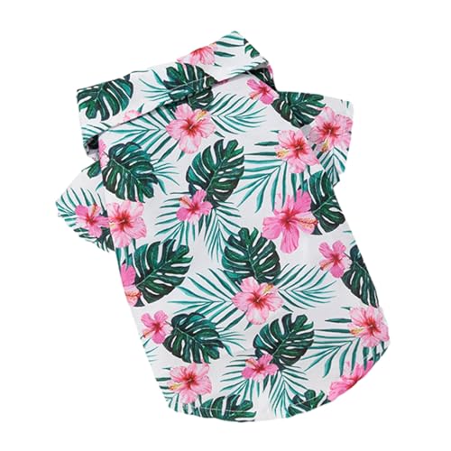 HUANGANG Hundebekleidung für kleine Haustiere, Urlaub, bedruckt, Bichon, kurzärmelig, 2-Bein-T-Shirt, Hundebluse HUANGANG Hundebekleidung für kleine Haustiere, Urlaub, bedruckt, Bichon, kurzärmelig, 2-Bein-T-Shirt, Hundebluse von HUANGANG
