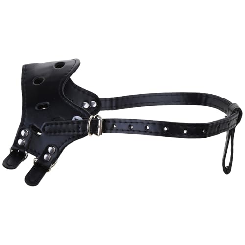 HUANGANG Maulkorb für Hunde, Deutscher Hund, bequem, PU, sicherer Maulkorb, große Rassen, Mundschutz bequem HUANGANG Maulkorb für Hunde, Deutscher Hund, bequem, PU, sicherer Maulkorb, große Rassen, Mundschutz bequem von HUANGANG