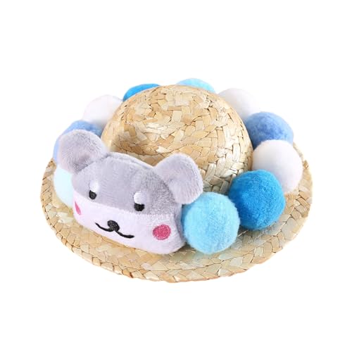 HUANGANG Trend-Katzen-Strohhut mit Cartoon-Hutband, coole Hunde und Katzen, Strohhut, Katzen, Frühling, Reisen, Fotografie, Sonnenhut HUANGANG Trend-Katzen-Strohhut mit Cartoon-Hutband, coole Hunde und Katzen, Strohhut, Katzen, Frühling, Reisen, Fotografie, Sonnenhut von HUANGANG