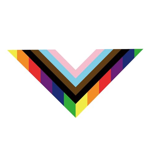 HUANGENG Halstuch für Hunde und Katzen, Regenbogenmuster, bunt, für Geburtstag, weich, dreieckig HUANGENG Halstuch für Hunde und Katzen, Regenbogenmuster, bunt, für Geburtstag, weich, dreieckig von HUANGENG