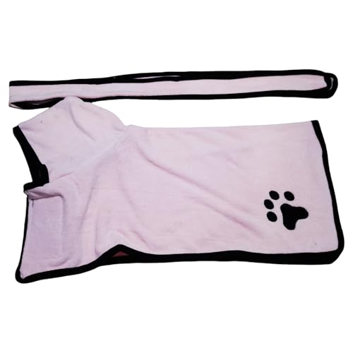 HUANGENG Mikrofaser-Haustier-Bademantel für Hunde, hält Haustier warm und schnell trocknend, Katzen-Badetuch, sehr saugfähig, Hunde-Bademantel, Pflegezubehör HUANGENG Mikrofaser-Haustier-Bademantel für Hunde, hält Haustier warm und schnell trocknend, Katzen-Badetuch, sehr saugfähig, Hunde-Bademantel, Pflegezubehör von HUANGENG