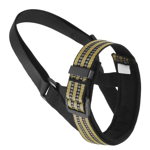 HUANGGG Hunde-Mundschutz für große sichere Halfter Maulkorb Nylon Reflektierend Verstellbar Hund Maulkorb HUANGGG Hunde-Mundschutz für große sichere Halfter Maulkorb Nylon Reflektierend Verstellbar Hund Maulkorb von HUANGGG