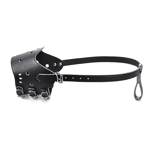 HUANGGG Maulkorb für Hunde, Deutscher Hund, bequem, PU, sicherer Maulkorb, große Rassen, Mundschutz bequem HUANGGG Maulkorb für Hunde, Deutscher Hund, bequem, PU, sicherer Maulkorb, große Rassen, Mundschutz bequem von HUANGGG