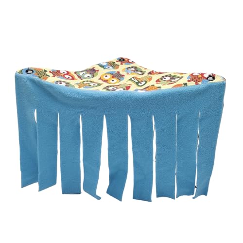 HUANGGG Versteck-Vorhang für Zuckergleiter, Eichhörnchen, Vorhang, Käfig, Bett, Käfig, Ecke, kleine Haustierkäfige, Hängematten, Eichhörnchen HUANGGG Versteck-Vorhang für Zuckergleiter, Eichhörnchen, Vorhang, Käfig, Bett, Käfig, Ecke, kleine Haustierkäfige, Hängematten, Eichhörnchen von HUANGGG