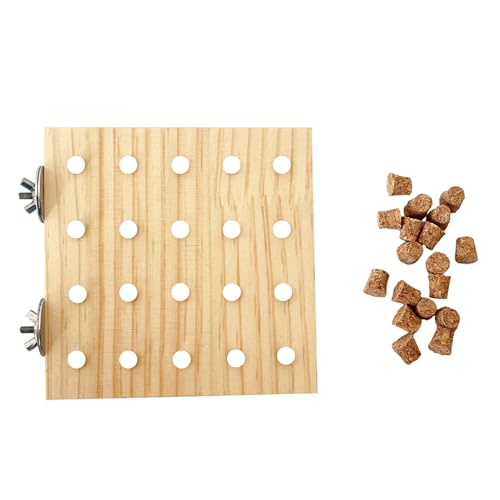 HUANGGG Vogelkauspielzeug Papageien Käfig Spielzeug Naturholz Molar Korken Spielzeug für Wellensittiche Papageien Kleine Größe Vögel für Käfig HUANGGG Vogelkauspielzeug Papageien Käfig Spielzeug Naturholz Molar Korken Spielzeug für Wellensittiche Papageien Kleine Größe Vögel für Käfig von HUANGGG