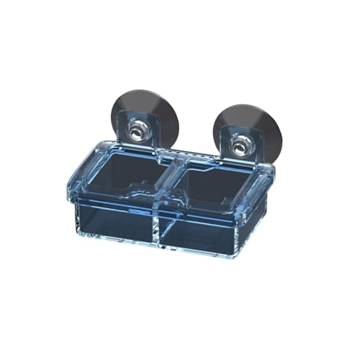 HUANGING Napf Reptilien Futterspender Verme Lebendfutter Behälter Wasserschale Ledges Saugnapf Feeders Geschenk Coloretto Schüssel Wasserschale von HUANGING