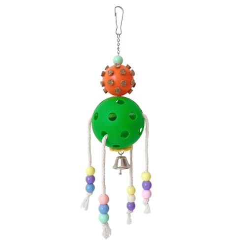 HUANGING Vogelspielzeug, bunte Perlen, zum Zerreißen, Kauspielzeug für Zähne, Korken, Puzzle, Käfig, Hängespielzeug, Haustierschleifen, Zahnspielzeug HUANGING Vogelspielzeug, bunte Perlen, zum Zerreißen, Kauspielzeug für Zähne, Korken, Puzzle, Käfig, Hängespielzeug, Haustierschleifen, Zahnspielzeug von HUANGING