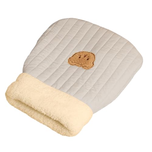 HUANGING Winter-Katzen-Schlafsack, PP-Baumwolle, Haustierbett, Zubehör, warm, bequem für kleine Hunde, Katzen und Kätzchen HUANGING Winter-Katzen-Schlafsack, PP-Baumwolle, Haustierbett, Zubehör, warm, bequem für kleine Hunde, Katzen und Kätzchen von HUANGING