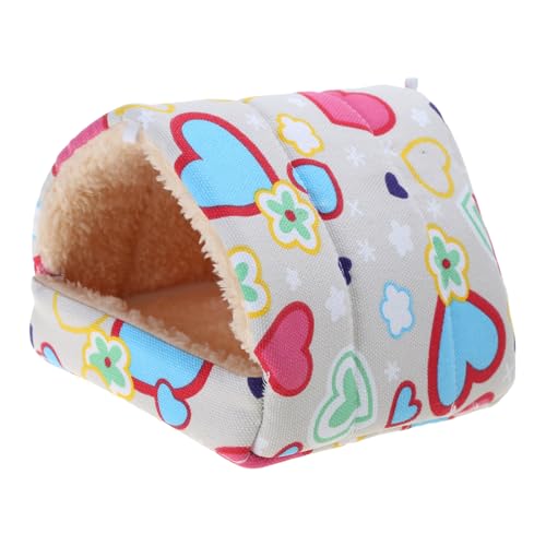 HUANIZI Tiny House Warmes, weiches Hamsterbett, Schlafsack, Kleintierkissen, Größe S/für L, verschleißfestes Haustier HUANIZI Tiny House Warmes, weiches Hamsterbett, Schlafsack, Kleintierkissen, Größe S/für L, verschleißfestes Haustier von HUANIZI