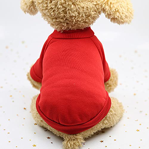 15 Farben Hundebekleidung Winterbekleidung für Hunde Mäntel Jacken Warme Hundebekleidung Pullover Welpen Katzenbekleidung für Hunde Haustiere Bekleidung,13,M 2,3KG von HUANSUN