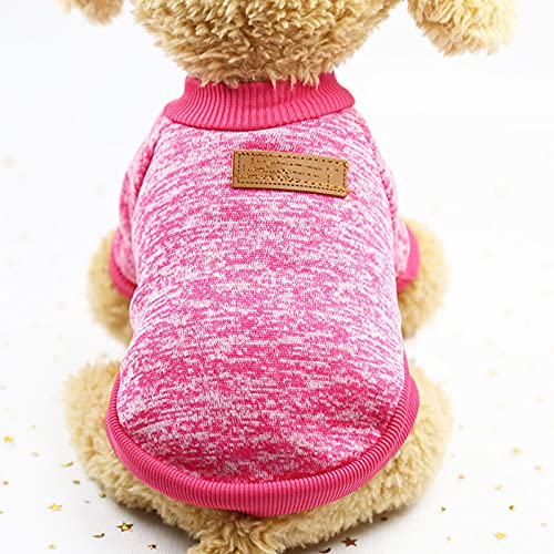 15 Farben Hundebekleidung Winterbekleidung für Hunde Mäntel Jacken Warme Hundebekleidung Pullover Welpen Katzenbekleidung für Hunde Haustiere Bekleidung,7,XL 4,2,6KG von HUANSUN