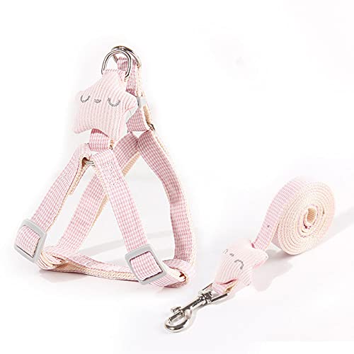 Leine für kleine und mittelgroße Hunde Leine für Hunde Hundehalsband   personalisiertes Hundehalsband   Katzenzubehör Haustier,Seestern rosa 1,6 m,S von HUANSUN