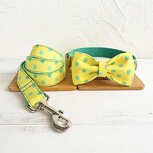 grün personalisierte Hundehalsbänder handgemachtes Halsband   5 Größen Hundehalsband,Fliege Halsband Leine,XL von HUANSUN