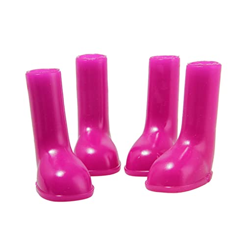 Haustierhundschuhe wasserdichte Outdoor im Freien Anti-Rutsch-Stiefel Chihuahua Regenstiefel Welpen Katzensocken für kleine mittelgroße Hunde Haustierhundschuhe wasserdichte Outdoor im Freien Anti-Rutsch-Stiefel Chihuahua Regenstiefel Welpen Katzensocken für kleine mittelgroße Hunde von HUEGU