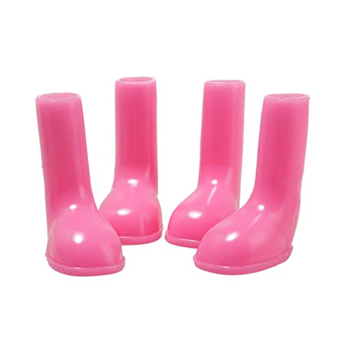 Haustierhundschuhe wasserdichte Outdoor im Freien Anti-Rutsch-Stiefel Chihuahua Regenstiefel Welpen Katzensocken für kleine mittelgroße Hunde Haustierhundschuhe wasserdichte Outdoor im Freien Anti-Rutsch-Stiefel Chihuahua Regenstiefel Welpen Katzensocken für kleine mittelgroße Hunde von HUEGU