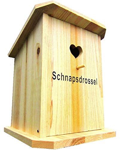 HÜWÜKNÜ Vogelhaus ´Schnapsdrossel´ von HÜWÜKNÜ