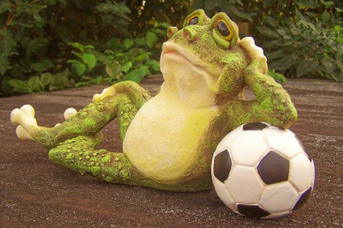 HÜWÜKNÜ niedlicher großer Fußball Frosch, Geschenk Idee von HÜWÜKNÜ