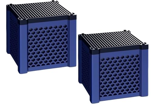 HUFENYU Pure Cube Wassertrogfilter Pure Cube Pferdetrogfilter Wiederverwendbarer Öko-Aquarium-Wassertrog-Reinigungswürfel(2pcs) von HUFENYU