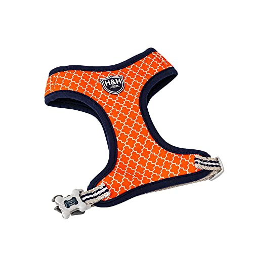 HUGO & HUDSON Hundegeschirr, kein Ziehen, verstellbare Hinterschnalle, Orange geometrisch, XS HUGO & HUDSON Hundegeschirr, kein Ziehen, verstellbare Hinterschnalle, Orange geometrisch, XS von HUGO & HUDSON