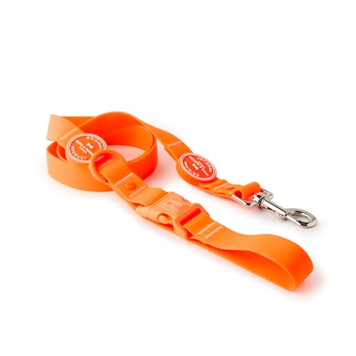 HUGO & HUDSON wasserdichte Hundeleine, geruchshemmende, gepolsterte Leine, Orange, 120 x 2,5 cm HUGO & HUDSON wasserdichte Hundeleine, geruchshemmende, gepolsterte Leine, Orange, 120 x 2,5 cm von HUGO & HUDSON