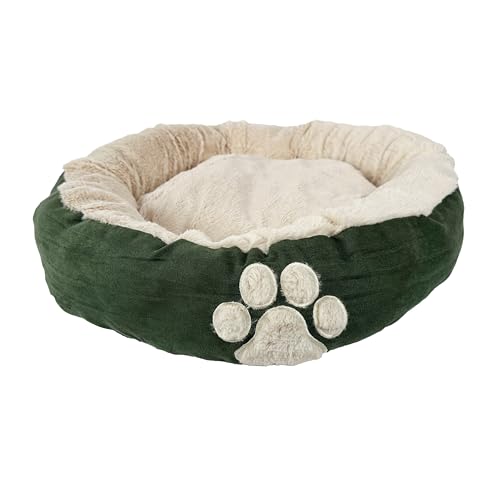 Hugs hondenmand ovaal leaf groen 61x61x13 cm von Hugs