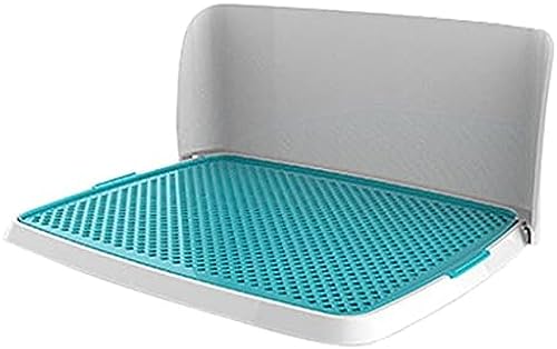 Innovative Hundetoilette, großes Hundetöpfchen, Design zum Öffnen und Schließen, Schnappgriff, maßgeschneidert für Hunde, Blau-48 x 36 cm Innovative Hundetoilette, großes Hundetöpfchen, Design zum Öffnen und Schließen, Schnappgriff, maßgeschneidert für Hunde, Blau-48 x 36 cm von HUHUJINGE