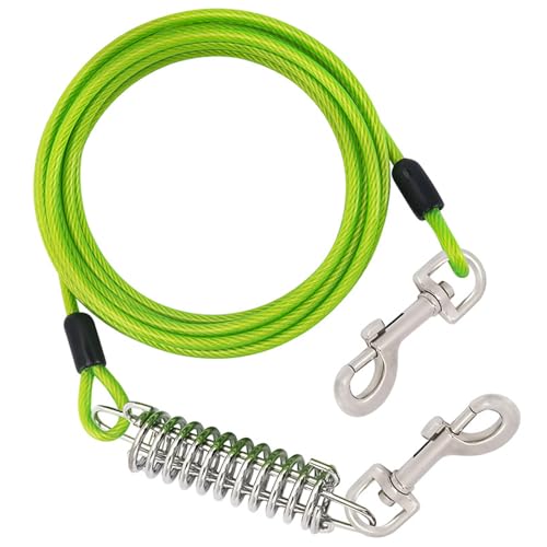 HUIFACAI 300 cm langes Zugseil für Hunde, flexible Hundeleine mit stoßdämpfender Feder für Spaziergänge im Freien HUIFACAI 300 cm langes Zugseil für Hunde, flexible Hundeleine mit stoßdämpfender Feder für Spaziergänge im Freien von HUIFACAI