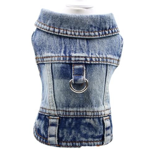 HUIFACAI Haustierweste mit Haken, für kleine Hunde, Federgeschirr, Bichon-Weste, Pullover, 2-Bein-Outfit, Hunde-Foto-Kleidung HUIFACAI Haustierweste mit Haken, für kleine Hunde, Federgeschirr, Bichon-Weste, Pullover, 2-Bein-Outfit, Hunde-Foto-Kleidung von HUIFACAI